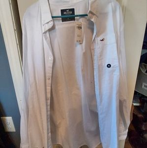 Hollister button down XL NWT